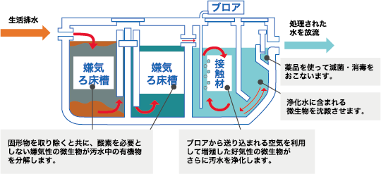 浄化槽の仕組み